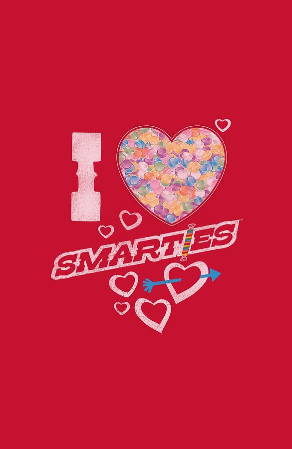Candy Digital Art - Smarties - I Heart Smarties by Brand A