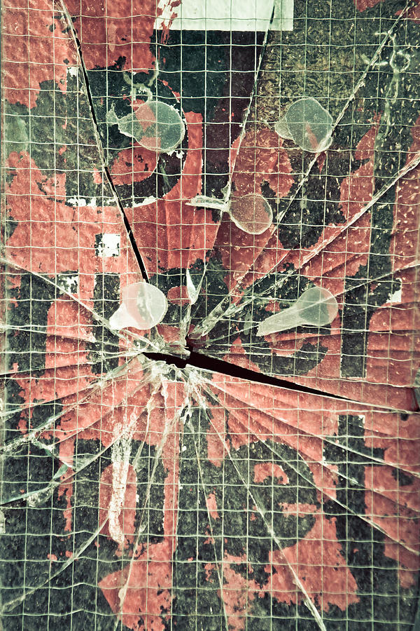 Background Photograph - Smashed glass by Tom Gowanlock
