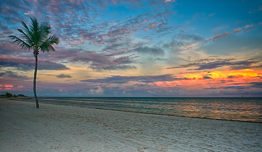 Landscape Photograph - Smathers Beach Twilight by Vaughn Garner