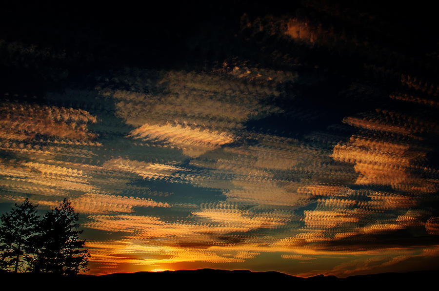 Sunset Photograph - Smeared Sunset by Rod Sterling