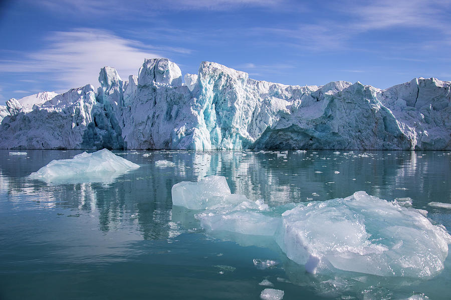 Smeerenburg Glacier In Svalbard by Peter Orr Photography