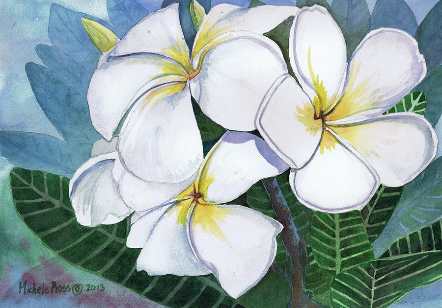 Hawaii Painting - Smell The Fragrance by Michele Ross