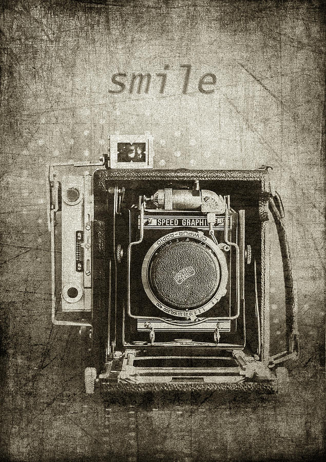 Smile for the Camera - Sepia Photograph by Karen Stephenson