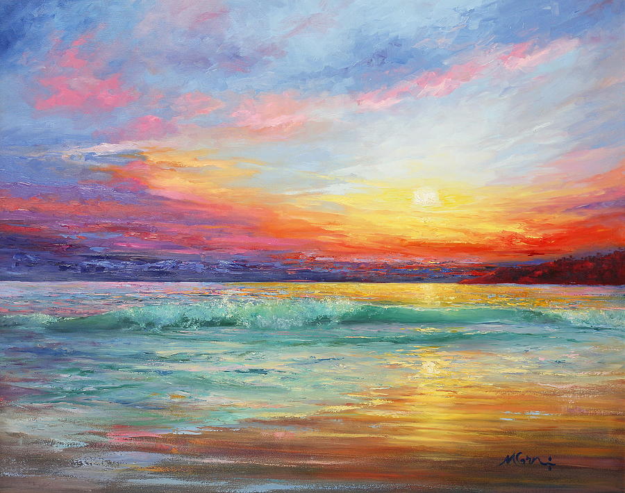 Representational Painting - Smile of the Sunrise by Marie Green