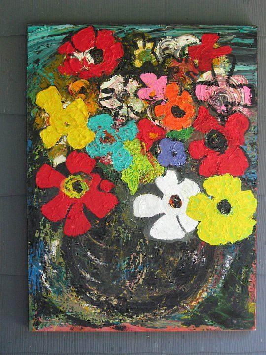 Flower Painting - Smiles by Anna Tolleson