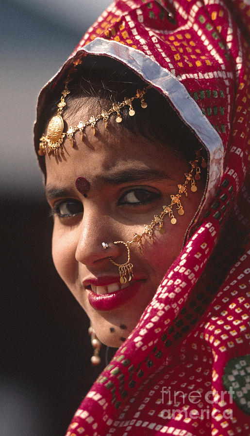 Smiling Dancer - Rajasthan India Photograph by Craig Lovell