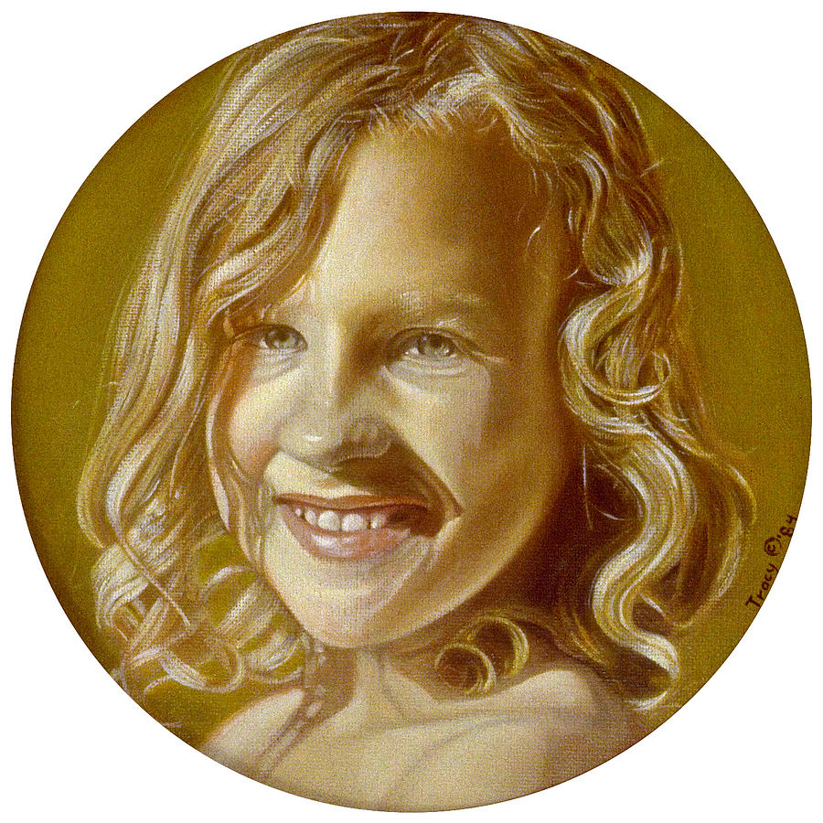 Smiling Girl Painting by Robert Tracy