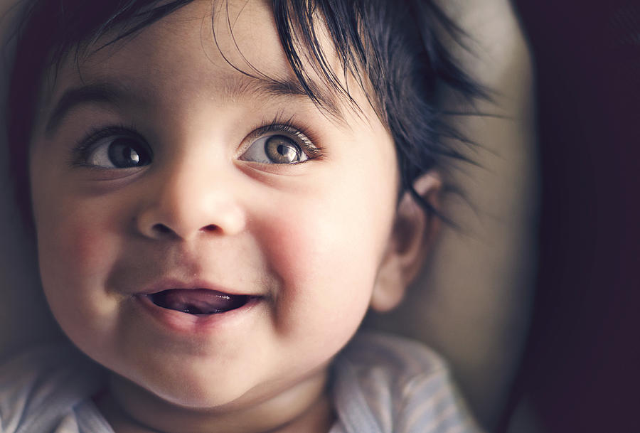 Smiling Indian baby boy Photograph by Praveenkumar Palanichamy