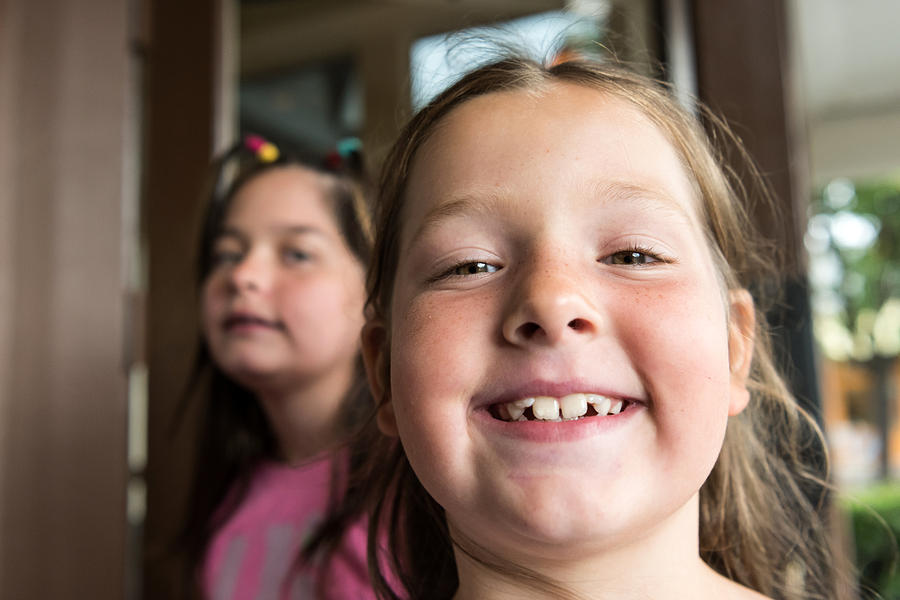 Smiling little girls Photograph by Juanmonino