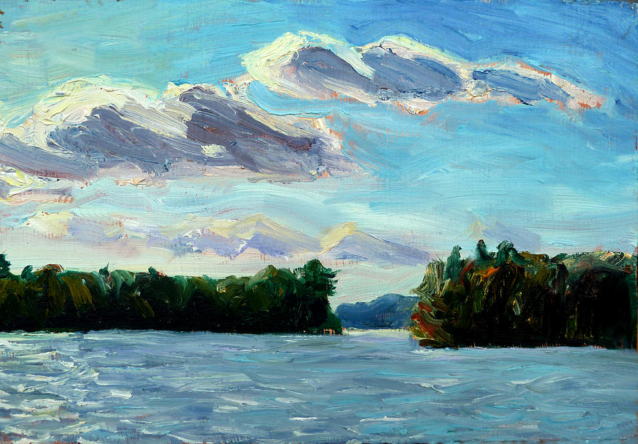 Northern Ontario Painting - Smith Bay by Vija Francis-Celmins
