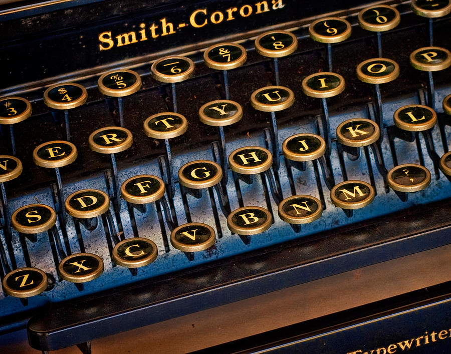 Smith Corona Vintage Typewriter Photograph by David and Carol Kelly