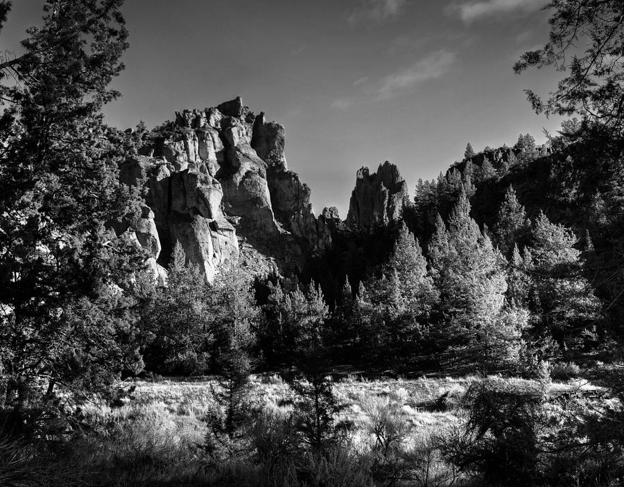 Smith Rock and Junipers Photograph by Coby Cooper