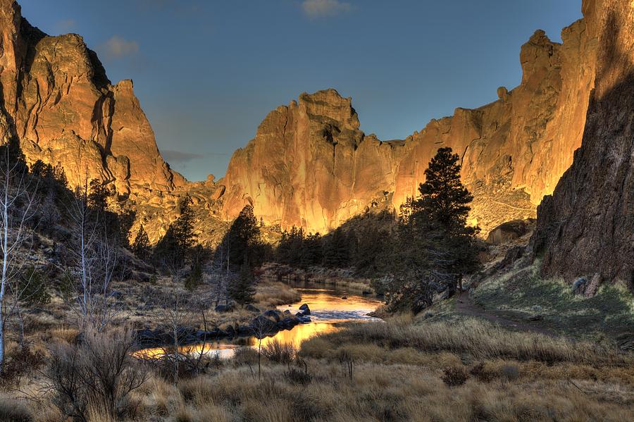 Smith Rock at Sunrise Photograph by Coby Cooper