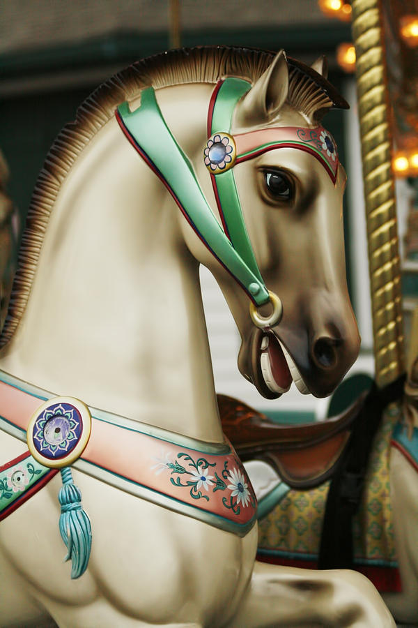 Smithville Carousel Horse I Photograph by Kristia Adams
