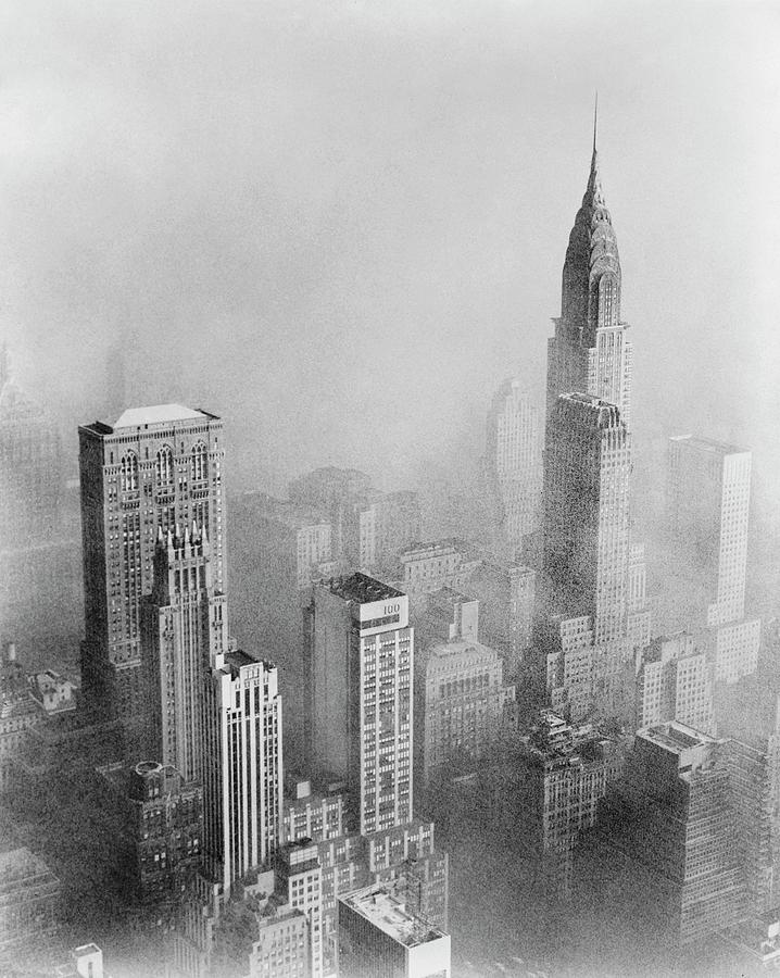 Smog And New York Skyscrapers Photograph by Library Of Congress