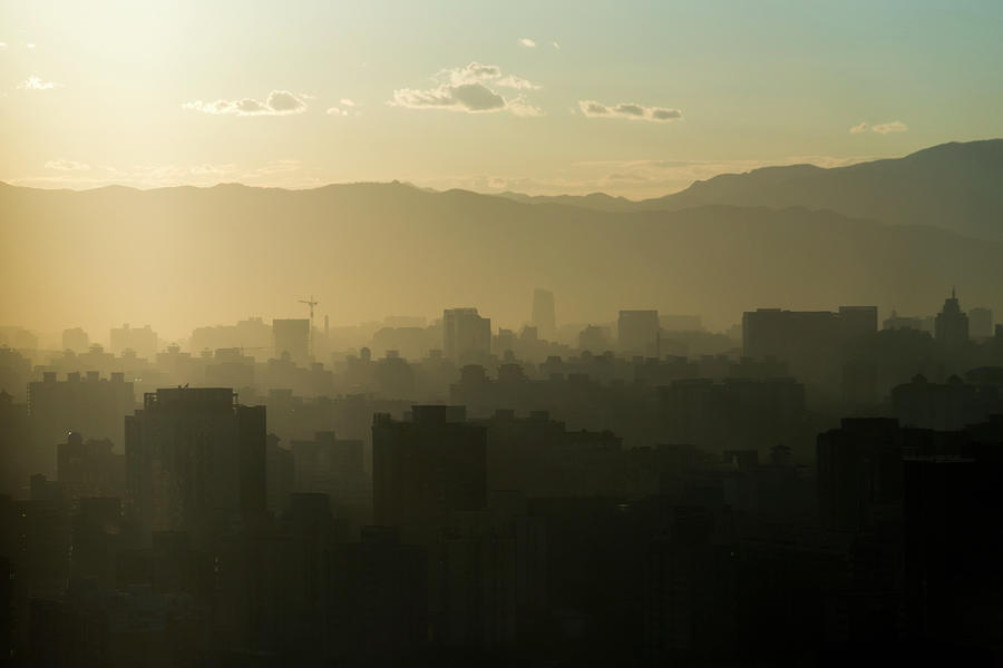 Smog Over The City Of Beijing Photograph by Keith Levit / Design Pics
