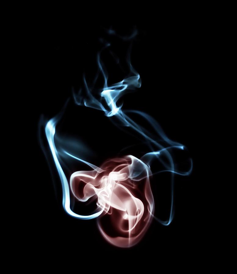 Smoke 3 - Mother and Child Photograph by Mark Fuller | Fine Art America