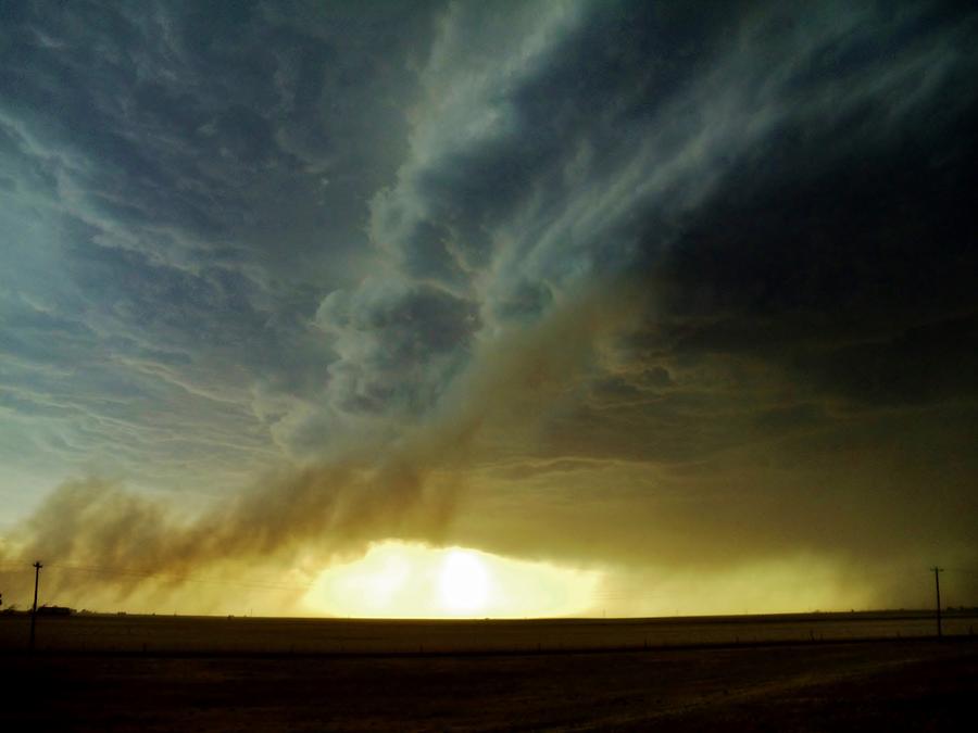 Smoke and the Supercell Photograph by Ed Sweeney