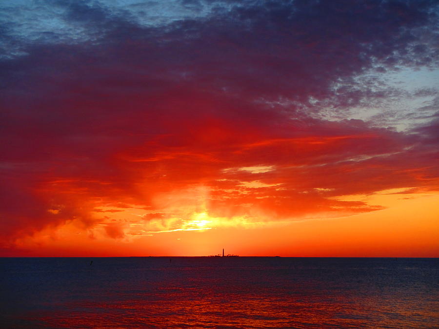 Sunset Photograph - Smoke by Capt  Pat  Moran