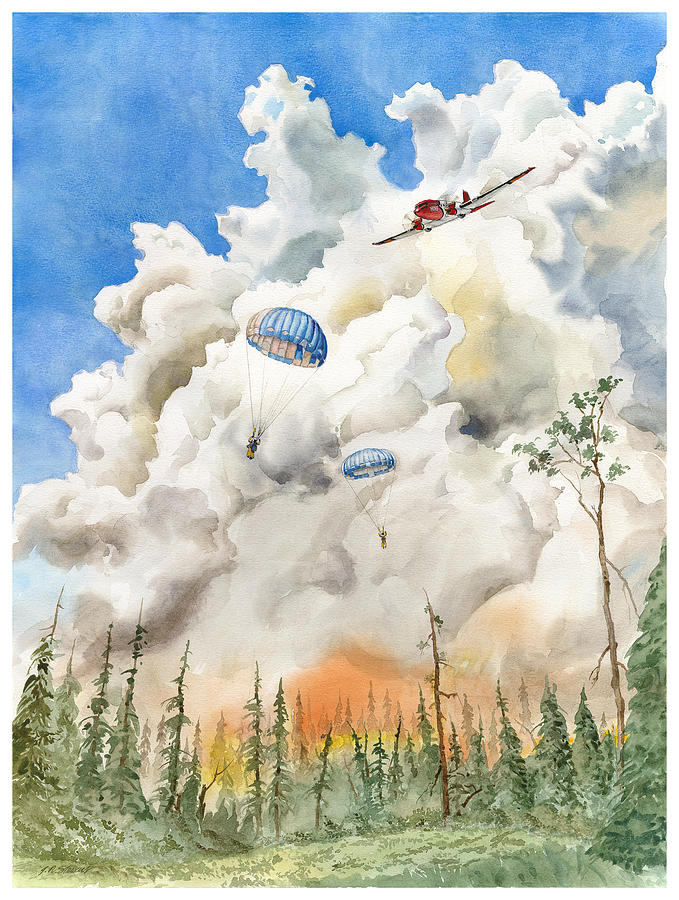 Smoke Jumpers Painting