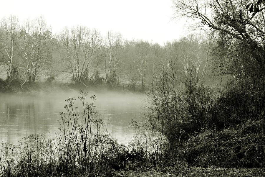 Nature Photograph - Smoke On The Water by Johann Todesengel