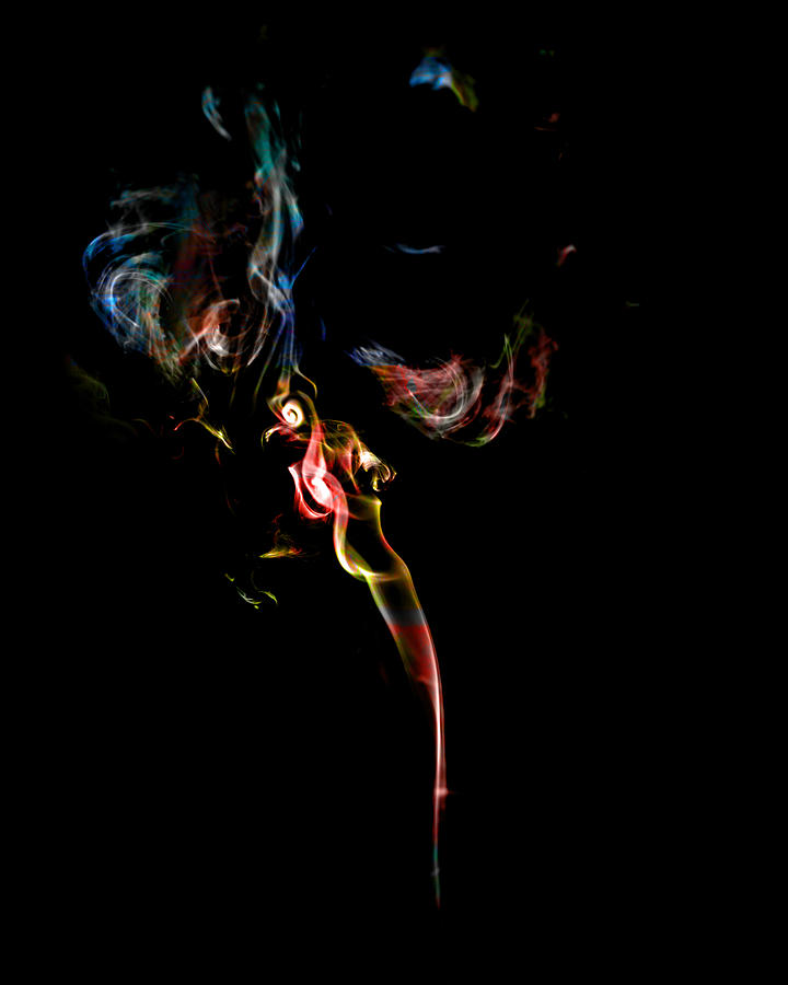 Still Life Photograph - Smoke PhotoArt by Cecil Fuselier