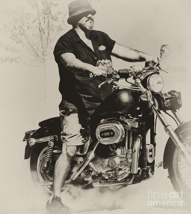 Smoke Rider Photograph by Wilma  Birdwell