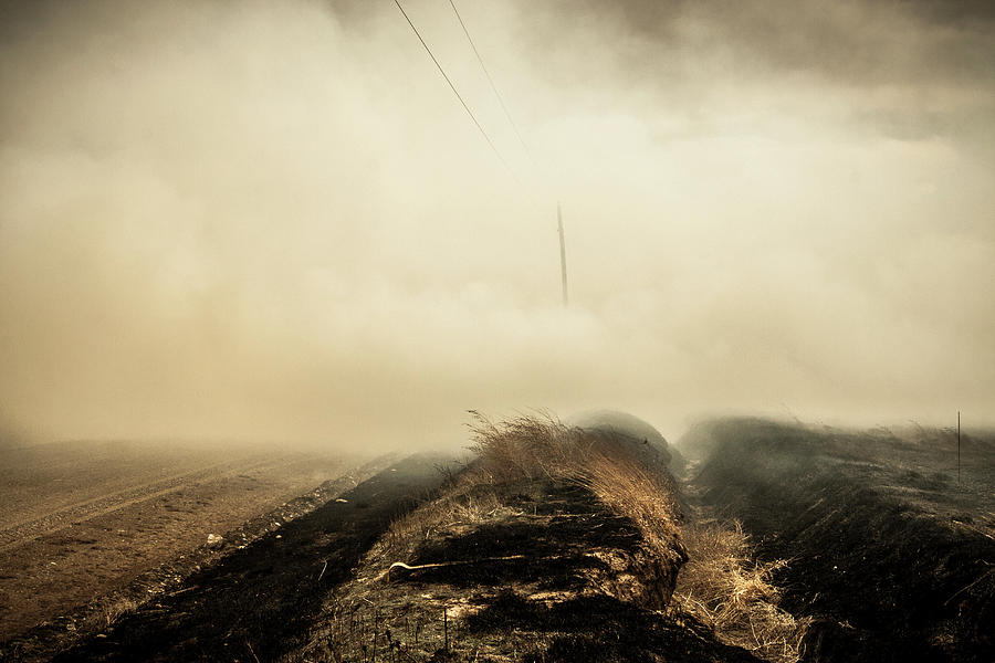 Smoke Riding From The Ground Photograph by Tim Martin - Fine Art America