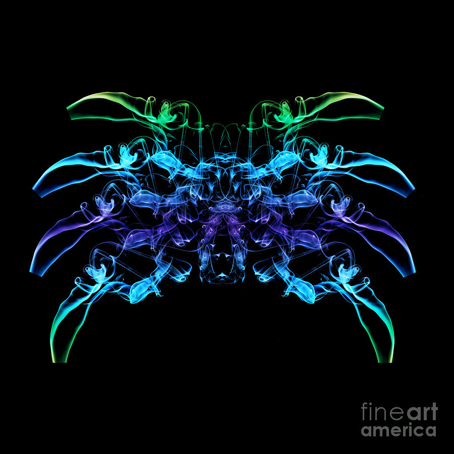 Pattern Photograph - Smoke Spider 3 by Steve Purnell