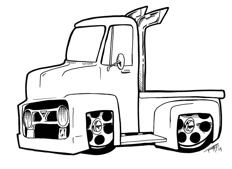 truck smoke stacks clipart fish