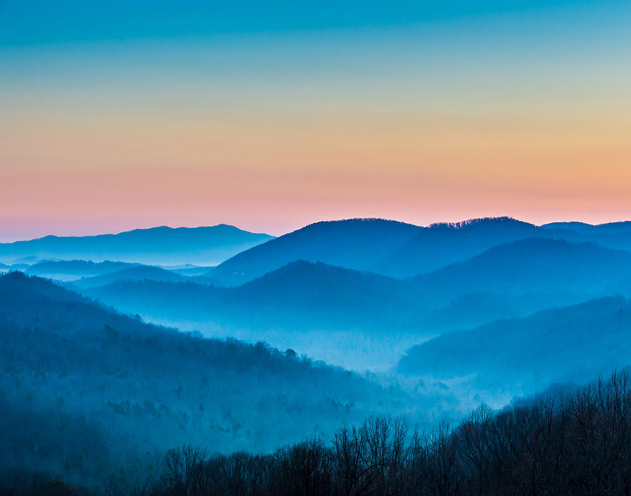 Smokey Mountain Rising Landscape Photograph by John Oliver - Fine Art ...