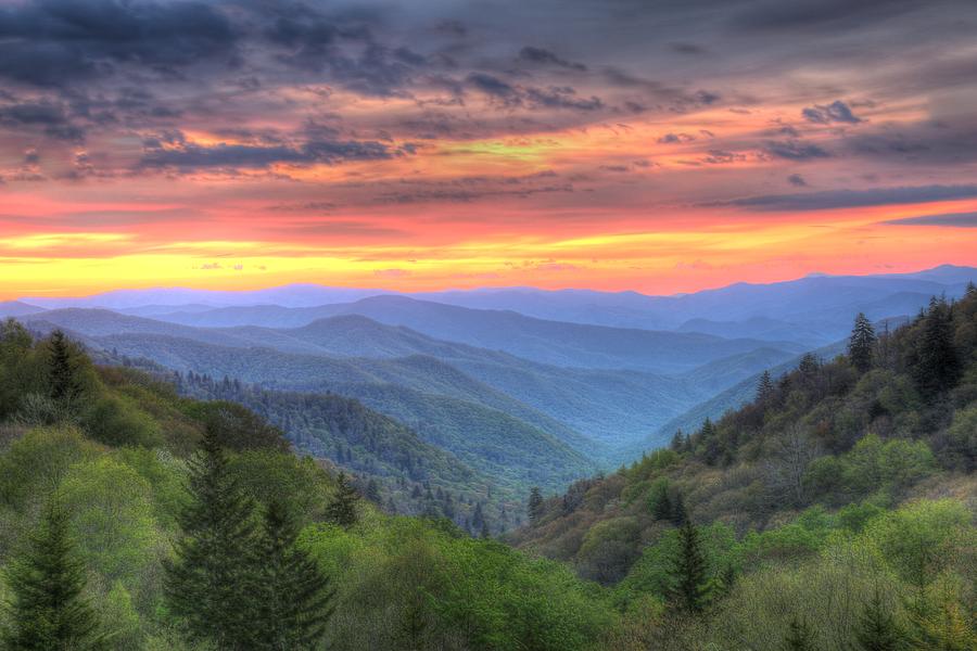 Smokey Mountain Sunrise Photograph by Phil Rowe - Fine Art America