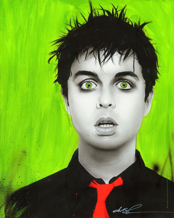 Green Day Painting - Smoking My Inspirationnn by Christian Chapman Art