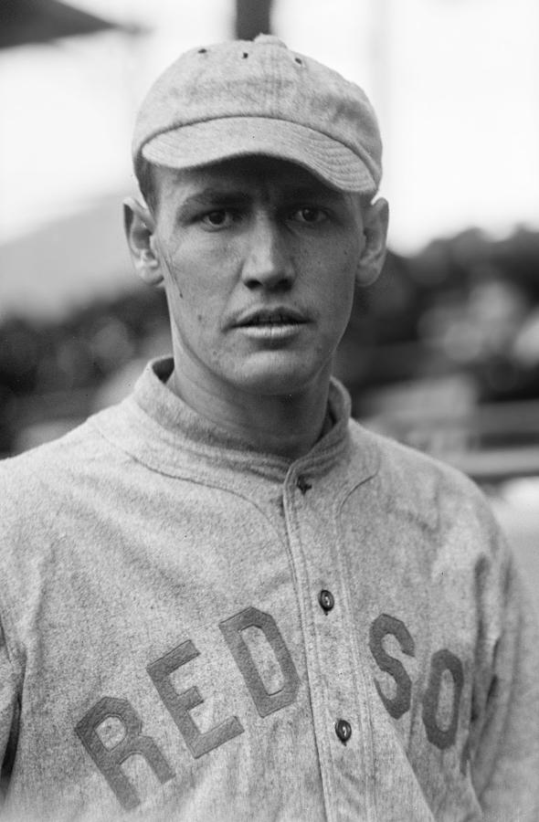 Major League Movie Photograph - Smoky Joe Wood - Boston Red Sox 1914 by Mountain Dreams