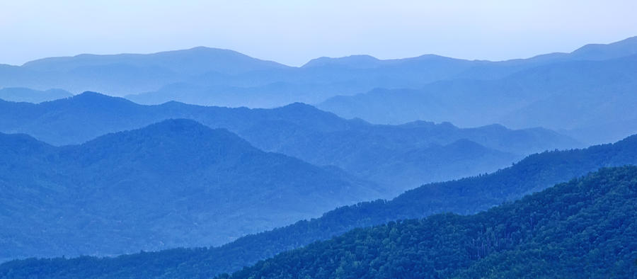 Smoky Mountain Blues Photograph by Carolyn Derstine