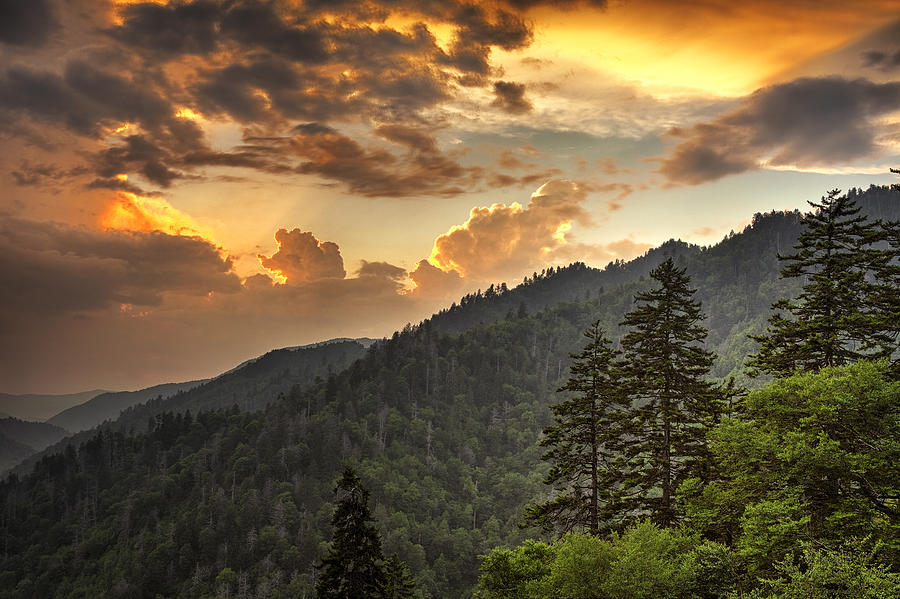 Smoky Mountain Sky Photograph by Andrew Soundarajan