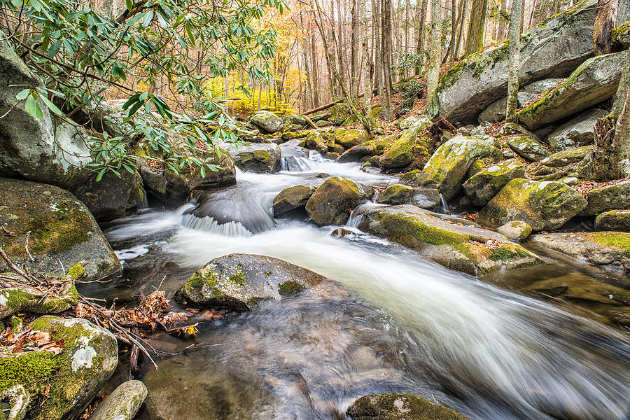Smoky Mountain Stream 4 Photograph by Victor Culpepper