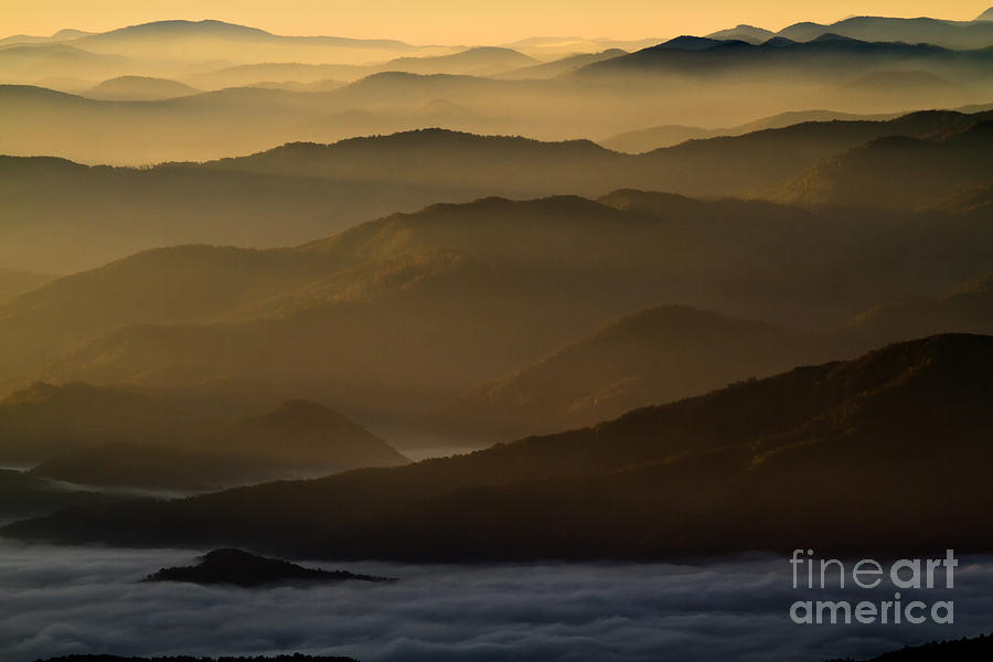 Smoky Mountain Sunrise Photograph by Dennis Hedberg