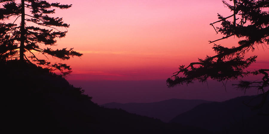 Smoky Mountain Sunset Photograph by Harold Rau
