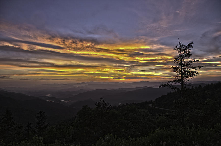 Smoky Mountain Sunset Photograph by Kevin Senter