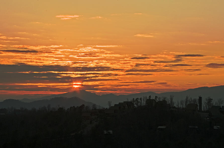 Smoky Mountain Sunset Photograph by Sharon Popek