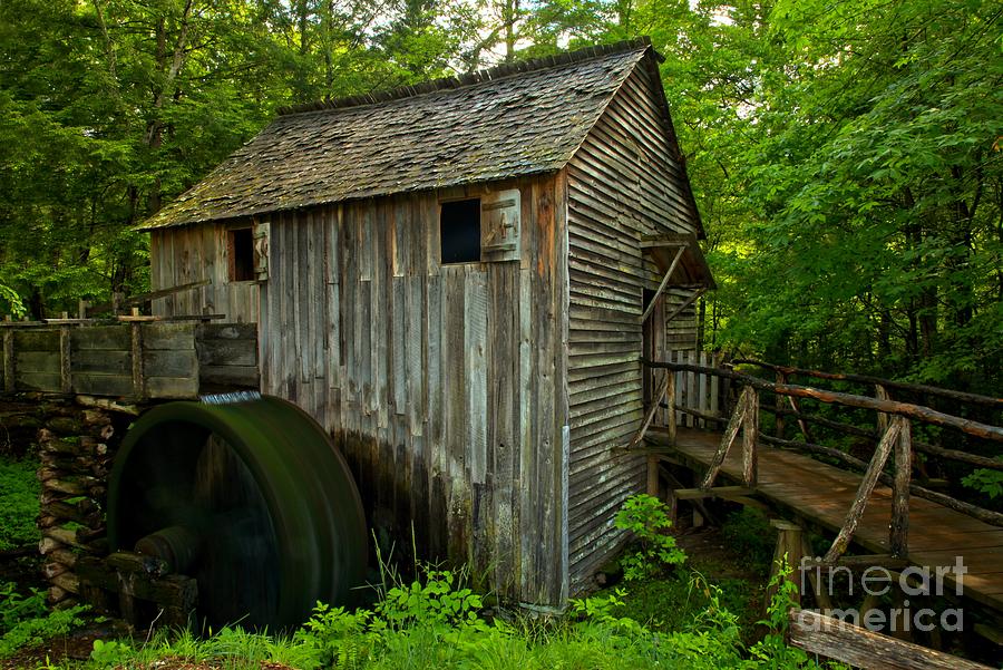 Smoky Mountains Grist Mill Photograph by Adam Jewell