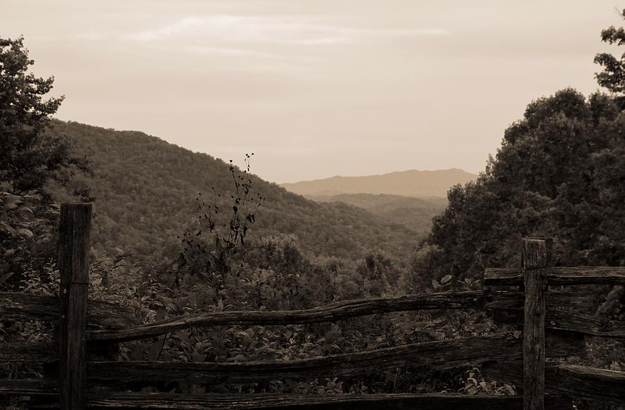 Smoky Mountains Lookout Point Photograph by Dan Sproul