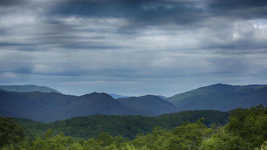 Mountain Photograph - Smoky Mountains Morning Clouds by Stephen Stookey