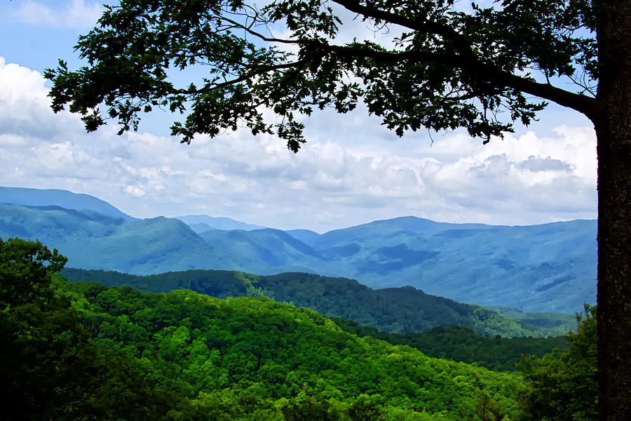 Smoky Mountains view Photograph by Carolyn Derstine