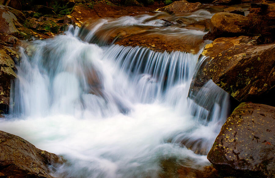 Fall Photograph - Smoky Mtn stream - 019 by Paul W Faust -  Impressions of Light