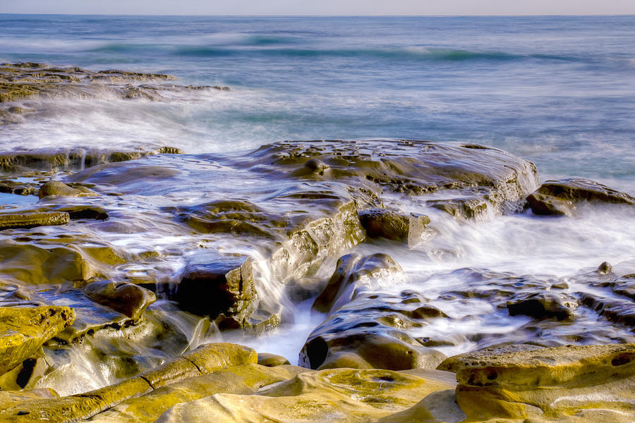 Smoky Rocks of La Jolla Photograph by Dusty Wynne