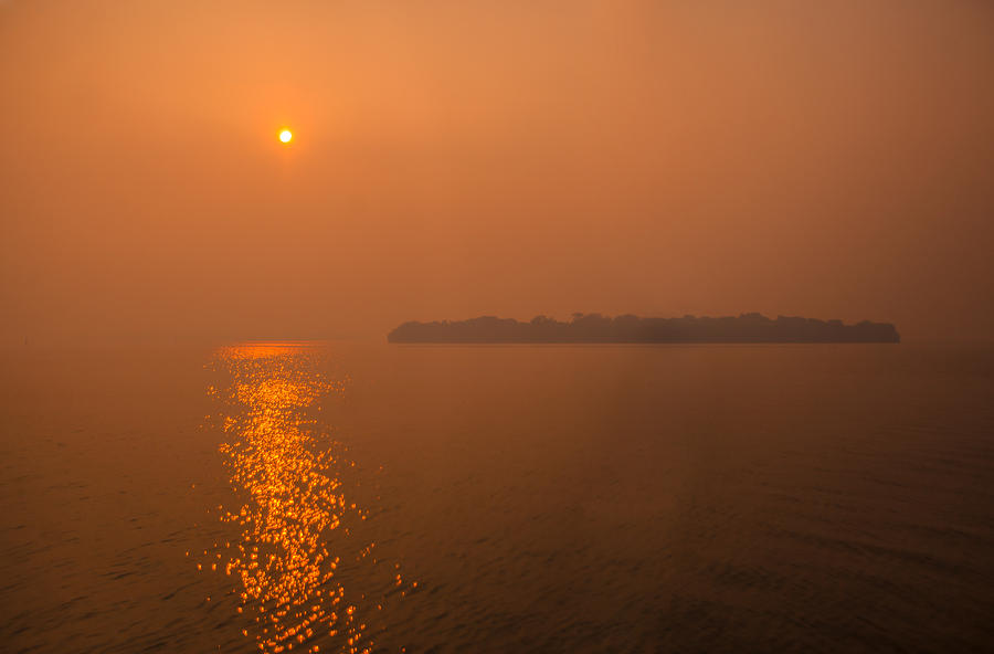 Sunrise Photograph - Smoky Sunrise by Dan Vidal Sunrise Photograph - Smoky Sunrise by Dan Vidal