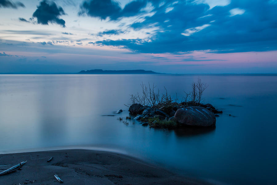 Sunrise Photograph - Smooth Blue Morning by Linda Ryma Sunrise Photograph - Smooth Blue Morning by Linda Ryma
