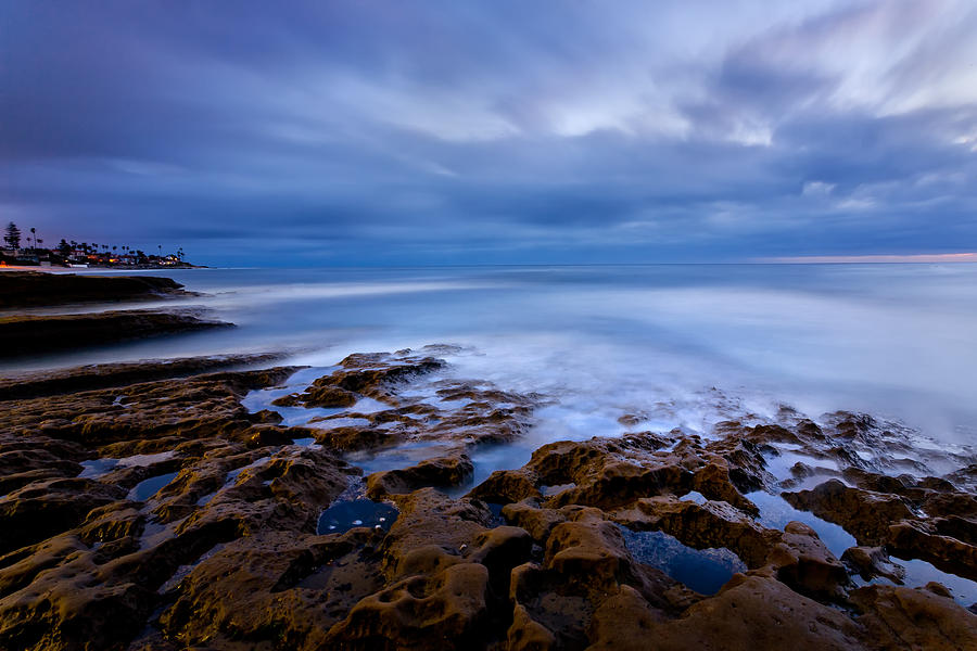 San Diego Photograph - Smooth Blue by Peter Tellone